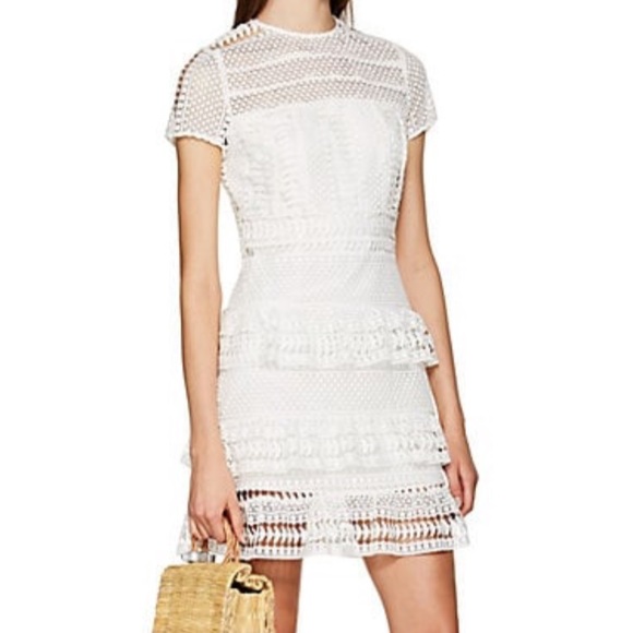 BARNEYS NEW YORK💖gorgeous Tiered Lace Dress🌸 - Picture 4 of 14